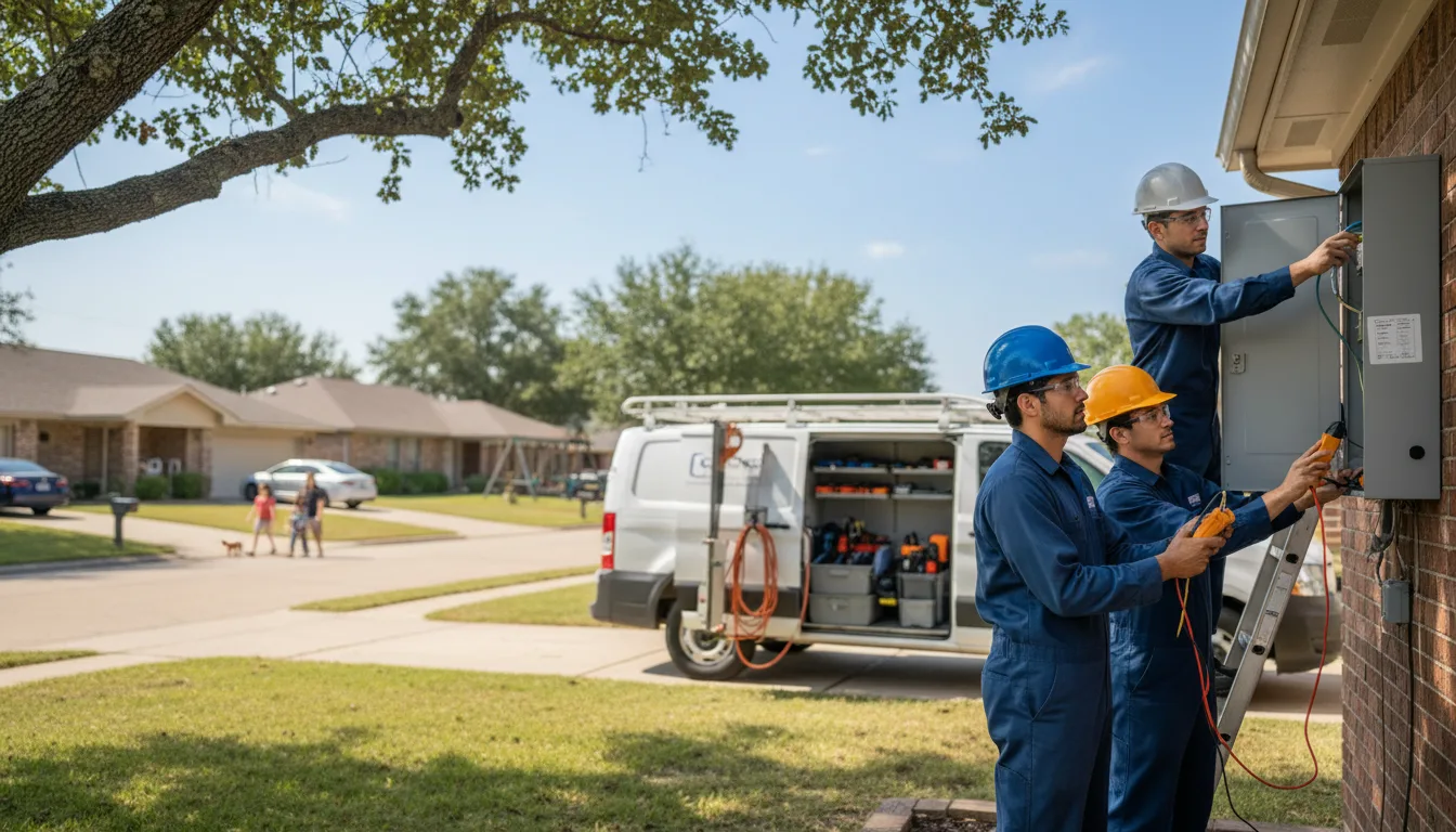 Certified electrician providing emergency electrical services in Herndon, WV